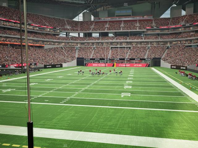 Mercedes-Benz Stadium - Section 136 Seat View