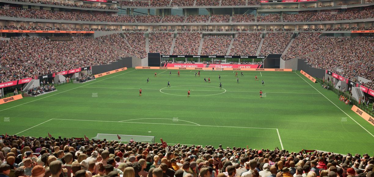 Mercedes-Benz Stadium - Section 136 Seat View