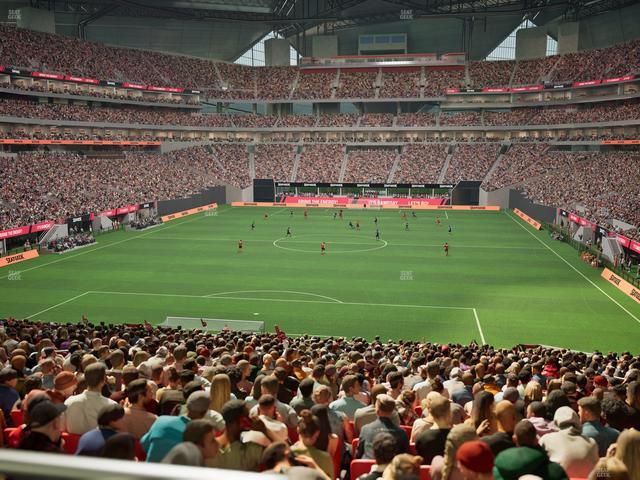 Mercedes-Benz Stadium - Section 136 Seat View