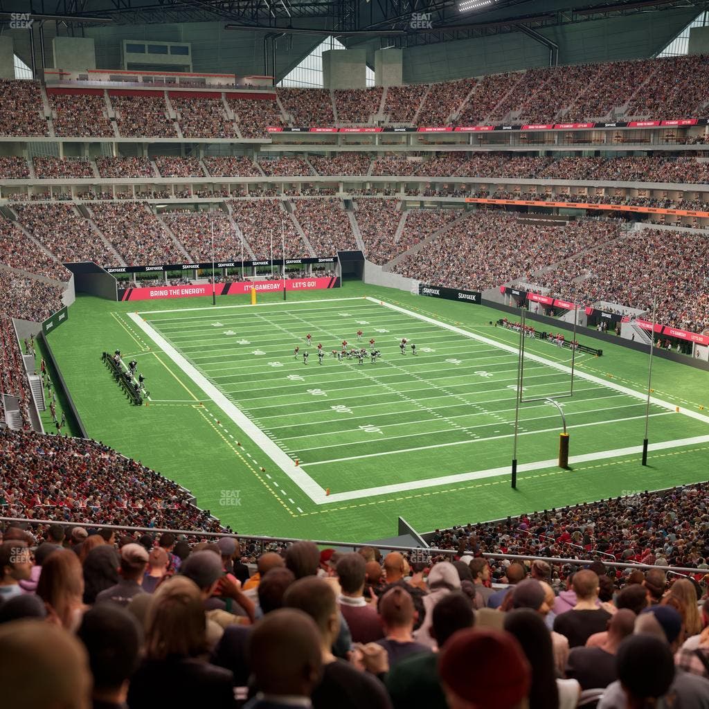 Mercedes-Benz Stadium - Section 201 Seat View