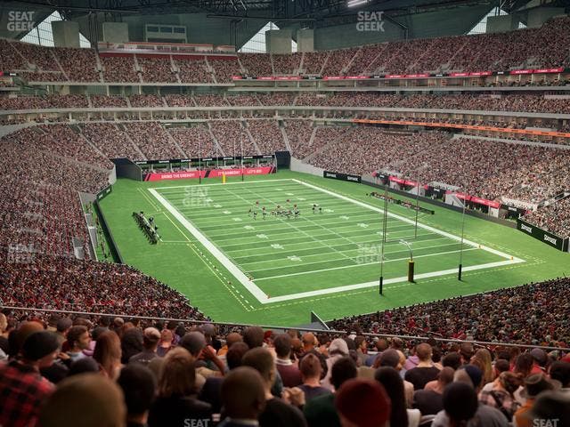 Mercedes-Benz Stadium - Section 201 Seat View