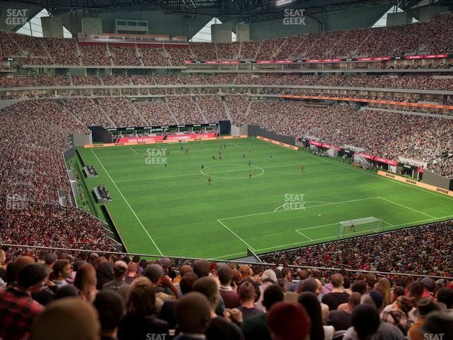 Mercedes-Benz Stadium - Section 201 Seat View