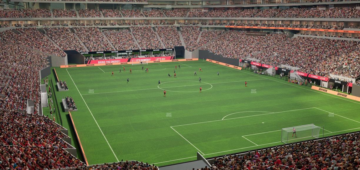 Mercedes-Benz Stadium - Section 201 Seat View