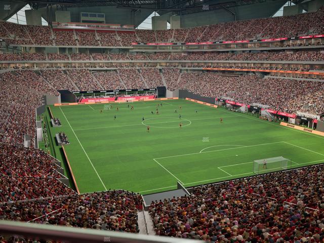 Mercedes-Benz Stadium - Section 201 Seat View