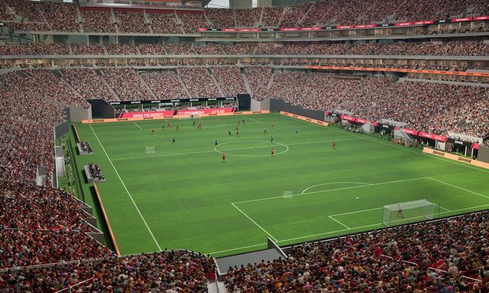 Mercedes-Benz Stadium - Section 201 Seat View