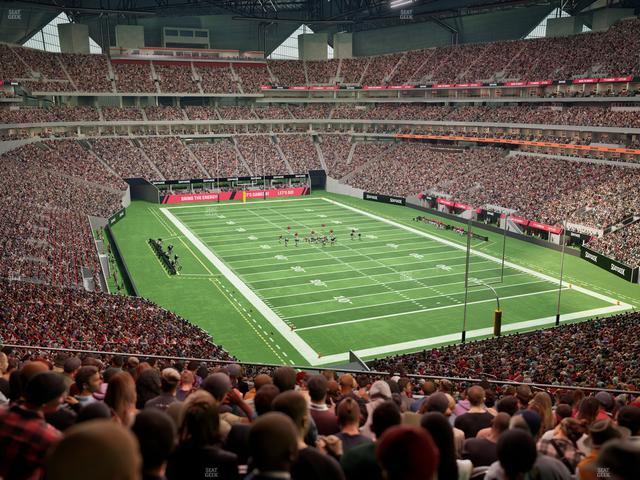 Mercedes-Benz Stadium - Section 201 Seat View