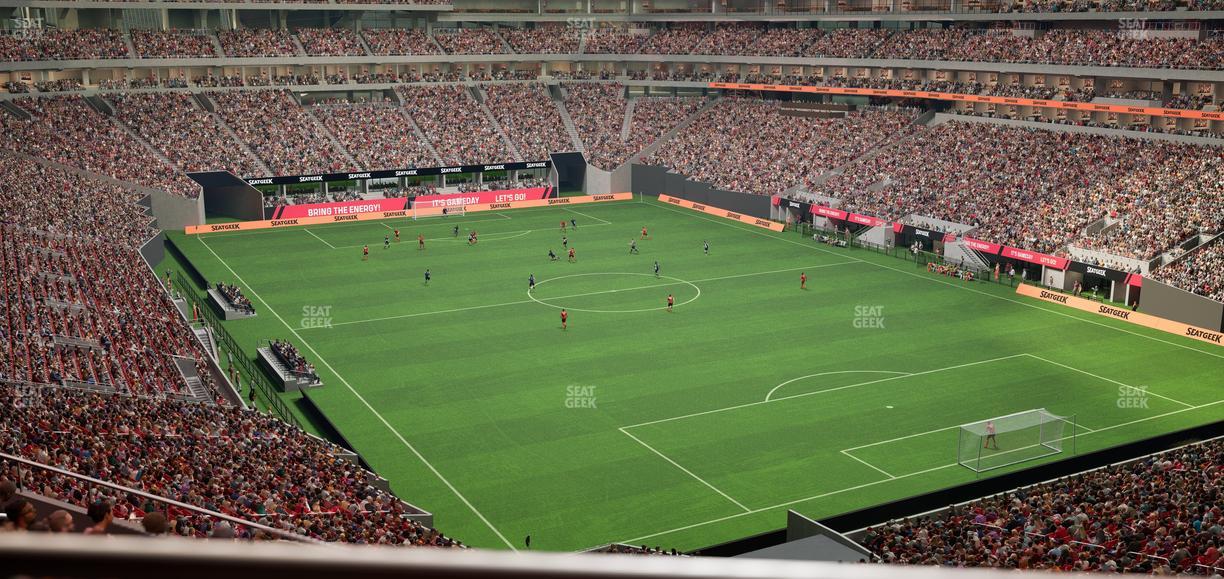 Mercedes-Benz Stadium - Section 202 Seat View