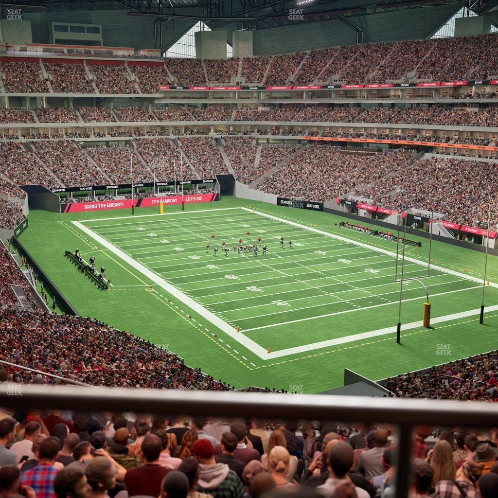 Mercedes-Benz Stadium - Section 202 Seat View