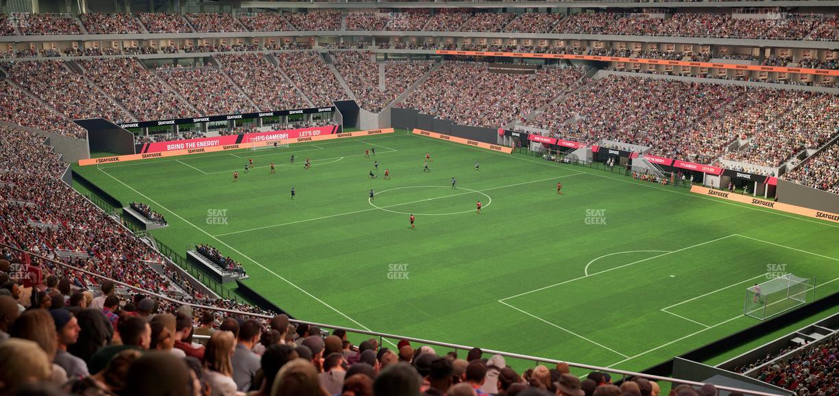 Mercedes-Benz Stadium - Section 203 Seat View