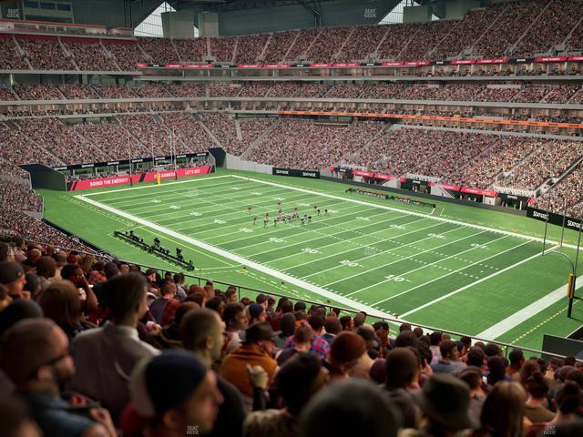 Mercedes-Benz Stadium - Section 204 Seat View
