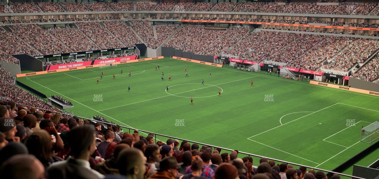 Mercedes-Benz Stadium - Section 204 Seat View