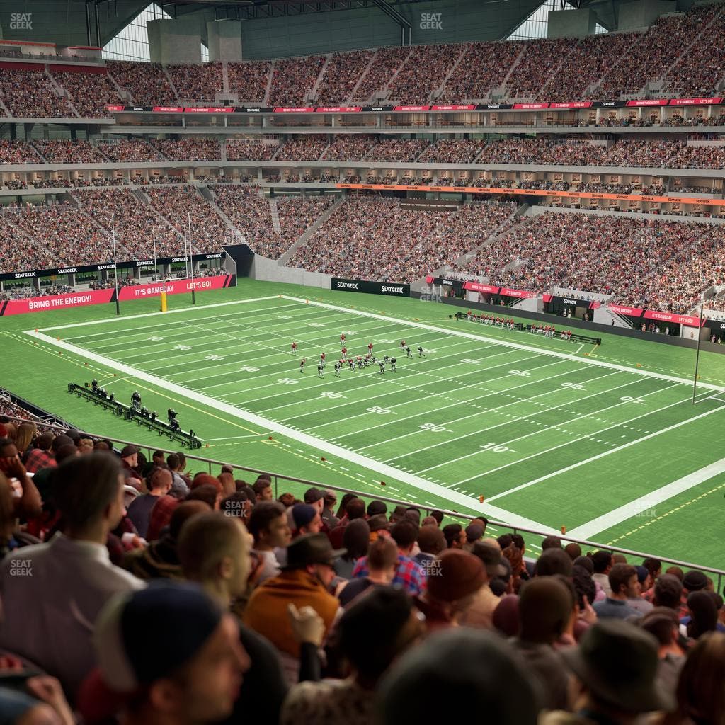 Mercedes-Benz Stadium - Section 204 Seat View