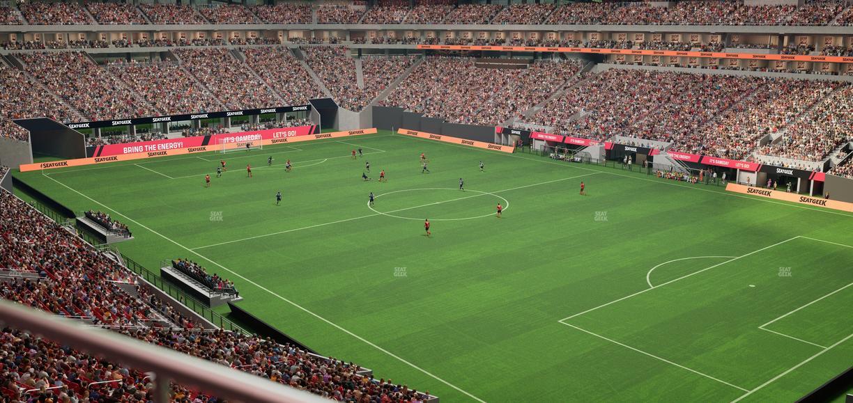 Mercedes-Benz Stadium - Section 204 Seat View