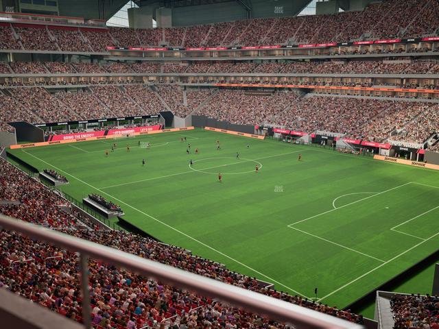 Mercedes-Benz Stadium - Section 204 Seat View