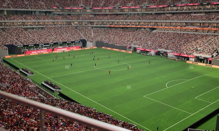 Mercedes-Benz Stadium - Section 204 Seat View