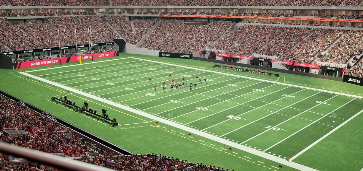 Mercedes-Benz Stadium - Section 205 Seat View