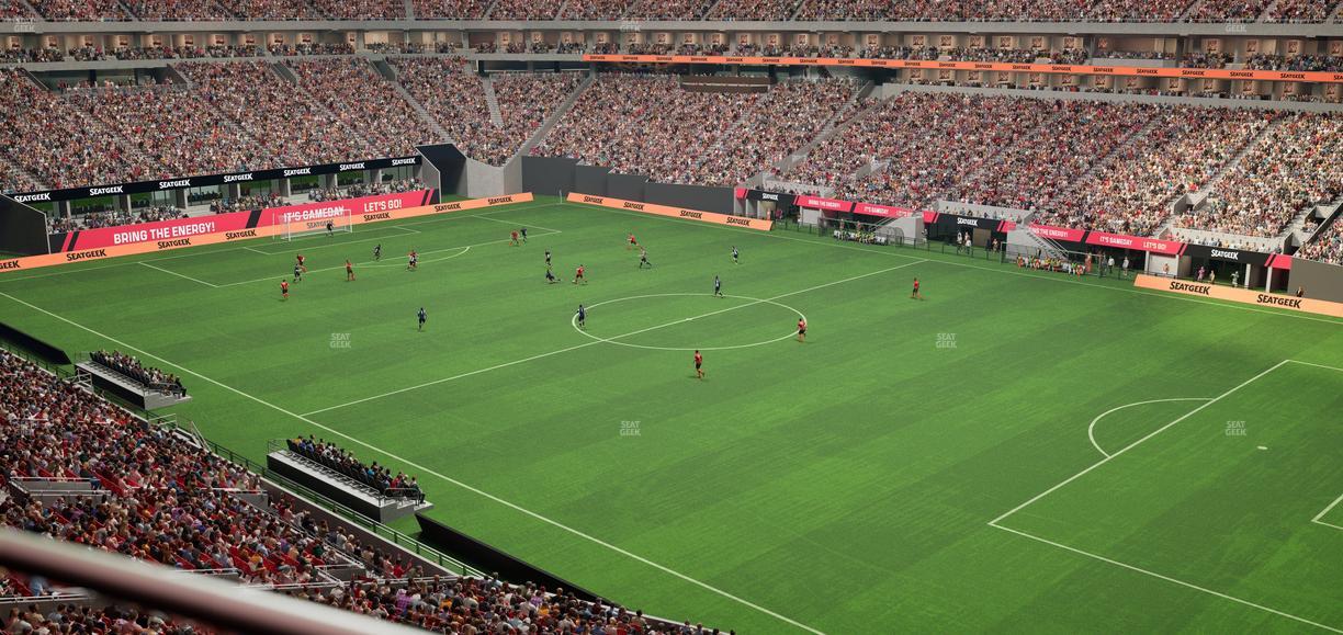 Mercedes-Benz Stadium - Section 205 Seat View