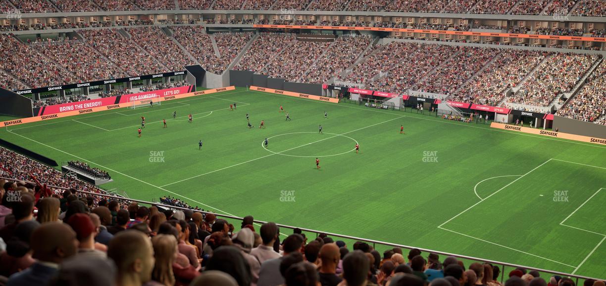 Mercedes-Benz Stadium - Section 205 Seat View