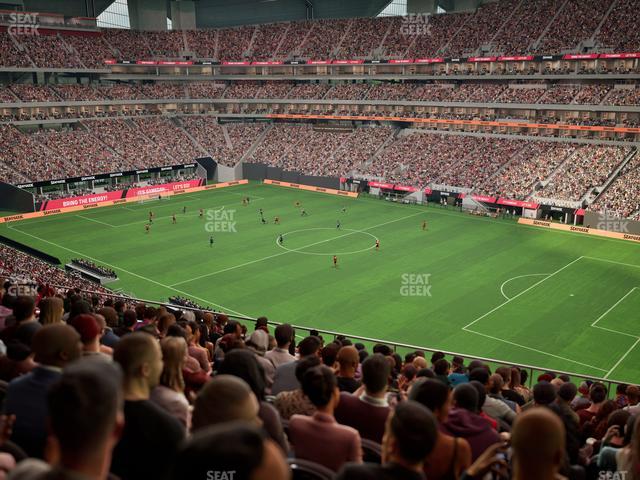 Mercedes-Benz Stadium - Section 205 Seat View