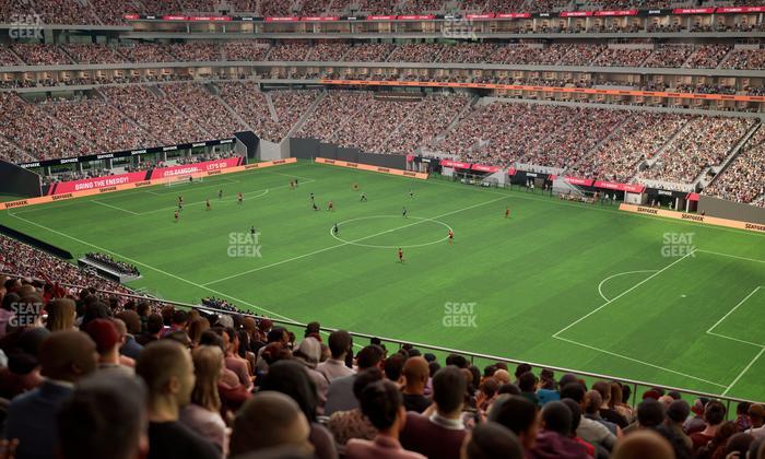 Mercedes-Benz Stadium - Section 205 Seat View