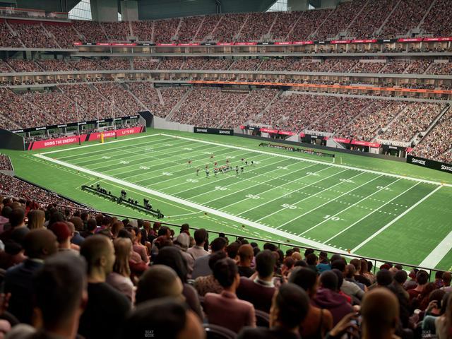 Mercedes-Benz Stadium - Section 205 Seat View