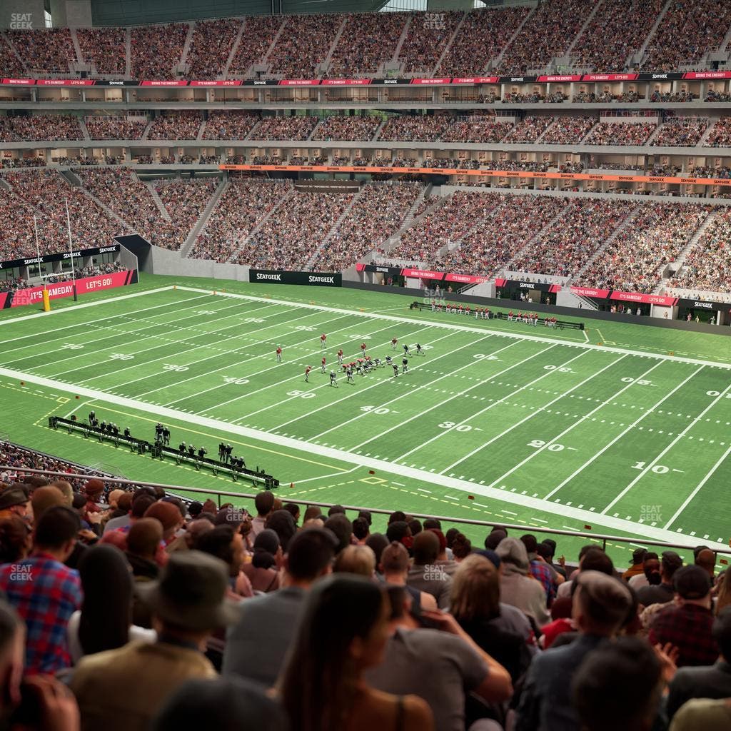 Mercedes-Benz Stadium - Section 206 Seat View