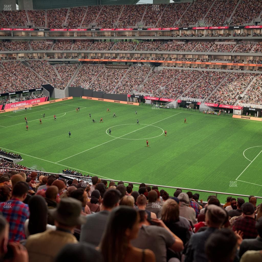 Mercedes-Benz Stadium - Section 206 Seat View