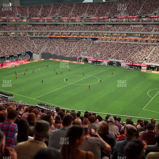 Mercedes-Benz Stadium - Section 206 Seat View