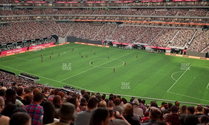 Mercedes-Benz Stadium - Section 206 Seat View