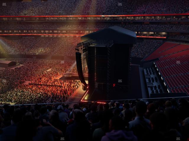 Mercedes-Benz Stadium - Section 206 Seat View