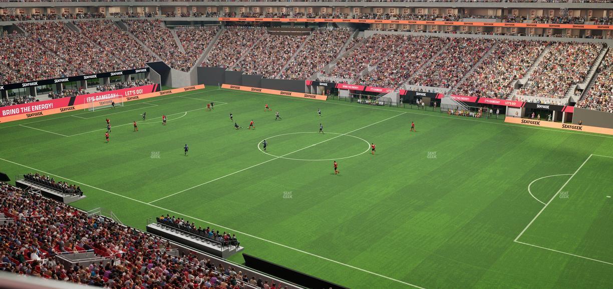 Mercedes-Benz Stadium - Section 206 Seat View