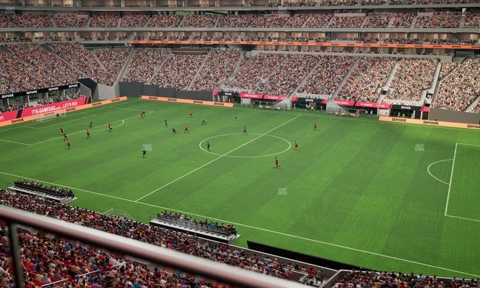 Mercedes-Benz Stadium - Section 207 Seat View