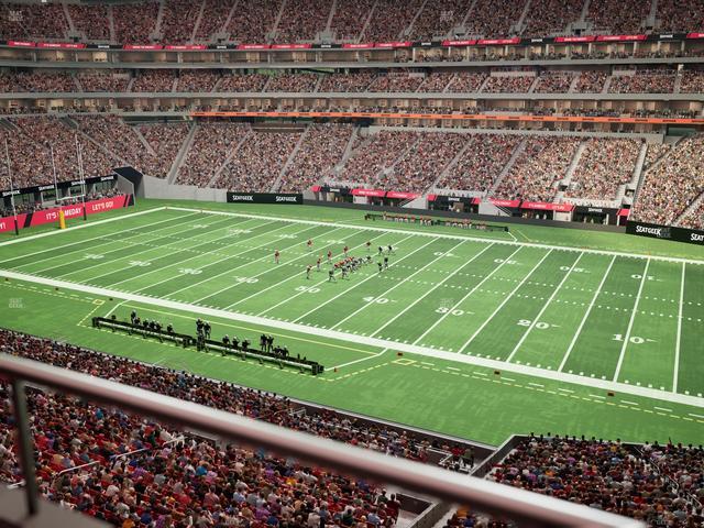 Mercedes-Benz Stadium - Section 207 Seat View