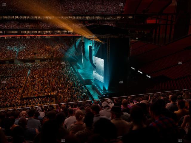 Mercedes-Benz Stadium - Section 208 Seat View