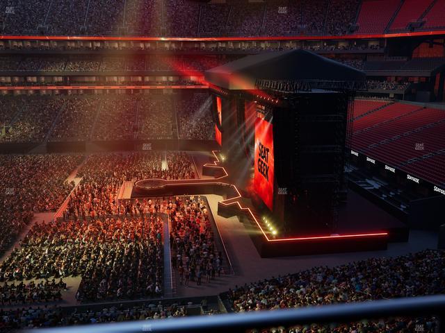 Mercedes-Benz Stadium - Section 208 Seat View