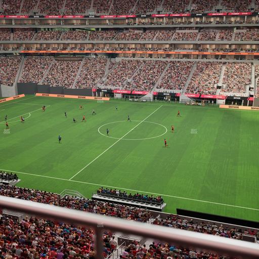 Mercedes-Benz Stadium - Section 208 Seat View