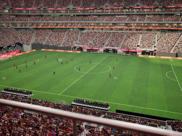 Mercedes-Benz Stadium - Section 208 Seat View