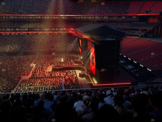 Mercedes-Benz Stadium - Section 208 Seat View