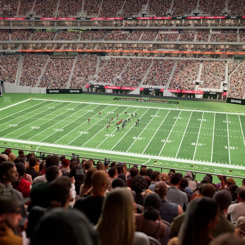 Mercedes-Benz Stadium - Section 208 Seat View