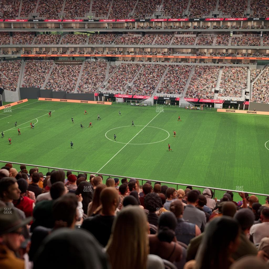 Mercedes-Benz Stadium - Section 208 Seat View