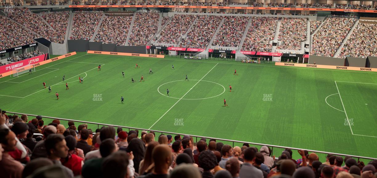 Mercedes-Benz Stadium - Section 208 Seat View