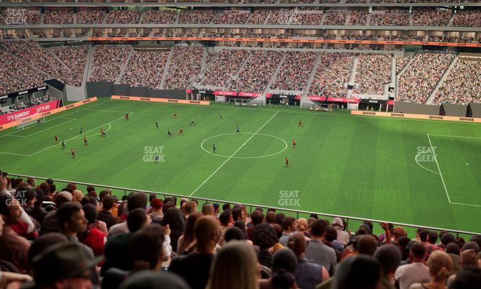 Mercedes-Benz Stadium - Section 208 Seat View