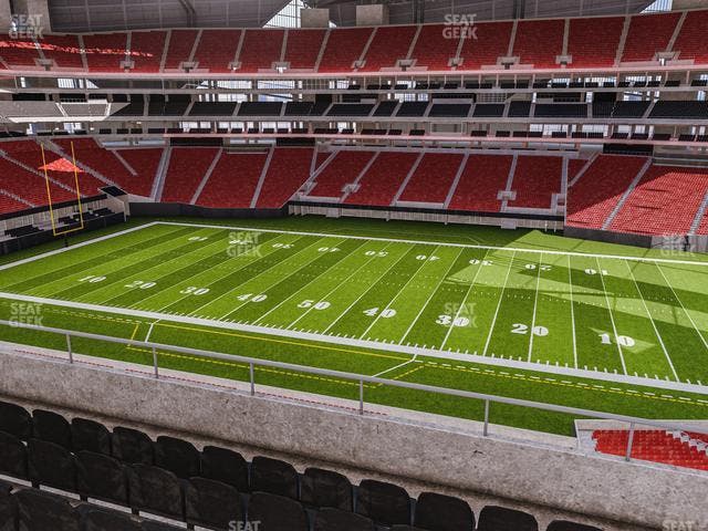 Mercedes-Benz Stadium - Section 208 Seat View