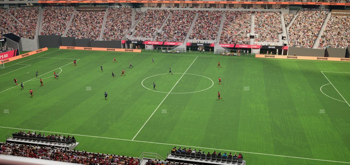 Mercedes-Benz Stadium - Section 209 Seat View