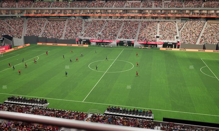 Mercedes-Benz Stadium - Section 209 Seat View