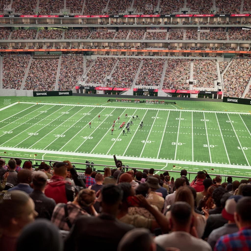 Mercedes-Benz Stadium - Section 209 Seat View