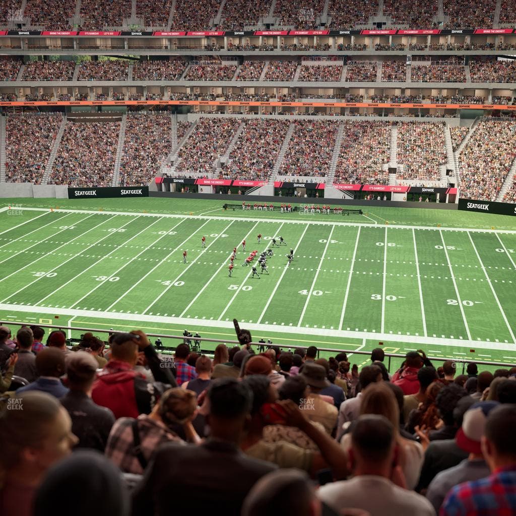 Mercedes-Benz Stadium - Section 209 Seat View