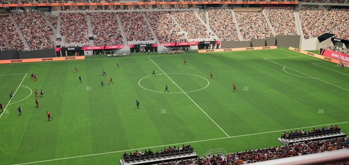 Mercedes-Benz Stadium - Section 213 Seat View