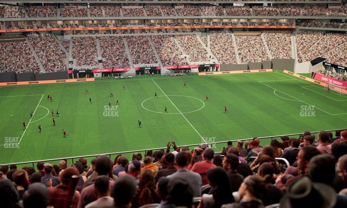 Mercedes-Benz Stadium - Section 213 Seat View