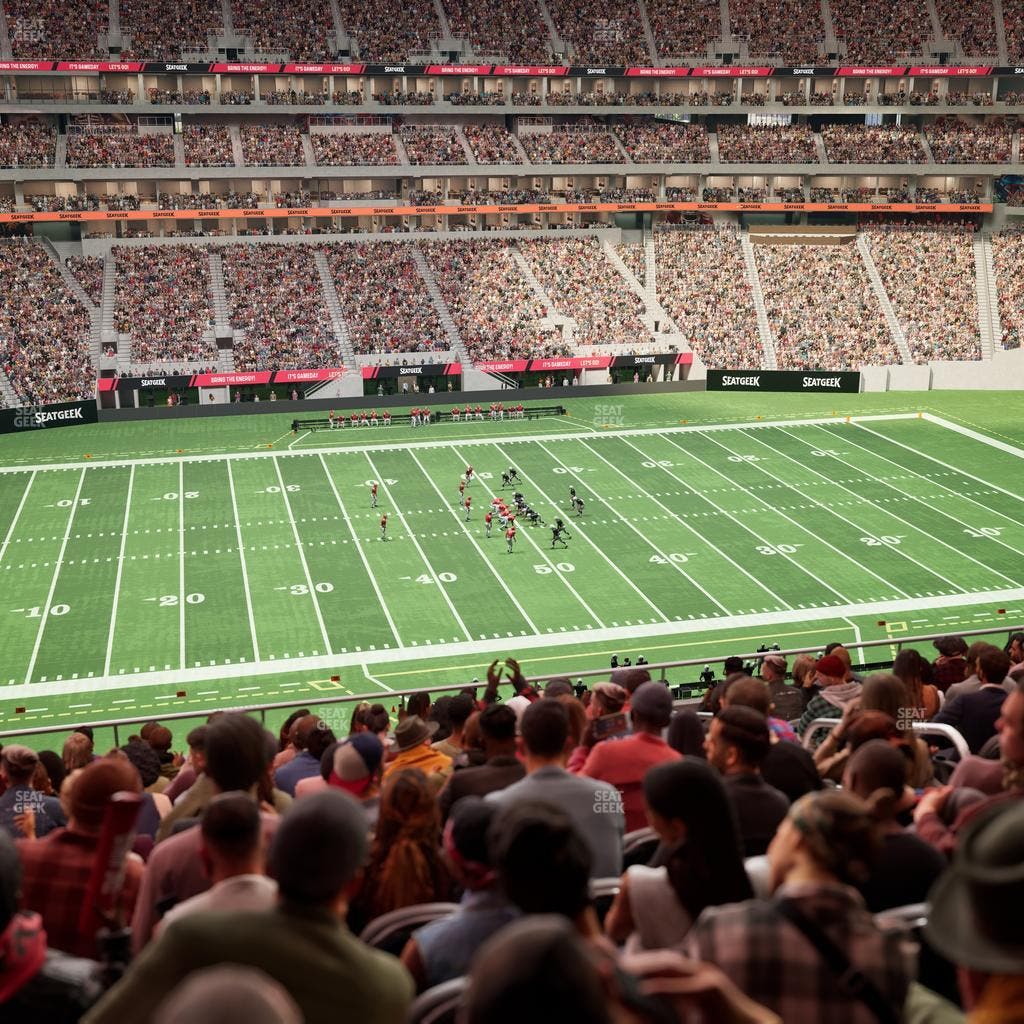 Mercedes-Benz Stadium - Section 213 Seat View